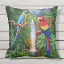 Buscar loros coloridos cojines Paraíso