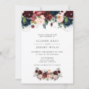 Buscar invierno boda invitaciones Floral