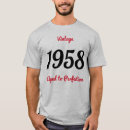 Buscar envejecido a la perfección camisetas Sesenta