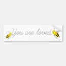 Buscar abeja la miel pegatinas parachoque Amarillo