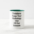 Buscar ateo tazas botellas Cristianismo
