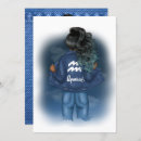 Buscar moda del vaquero invitaciones Azul