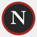 Buscar letra n pegatinas Elegante