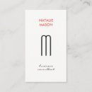 Buscar sleek tarjetas de visita Monograma