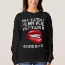 Buscar labios rojos sudaderas Para