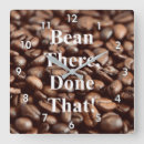 Buscar grano café de relojes de pared Mañana