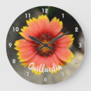 Buscar manta relojes de pared Floral