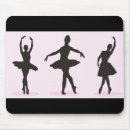 Buscar zapatos ballet de alfombrillas de raton Negro