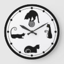 Buscar gato negro relojes de pared Animal