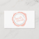 Buscar agradece tarjetas de visita Rosa