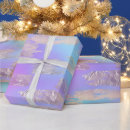 Buscar iridiscente papel de regalo Purpurina