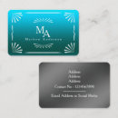 Buscar art deco tarjetas de visita Simple