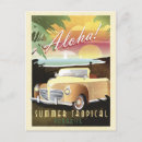 Buscar coche del vintage postales Verano