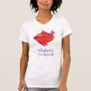 Buscar pesca mujer camisetas Rojo
