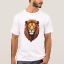 Buscar león geométrico camisetas Animal