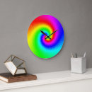 Buscar hippie relojes de pared Triángulo
