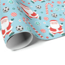 Buscar fútbol del navidad papel de regalo General y unisex