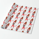 Buscar diablo papel de regalo Chica