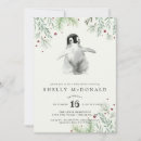 Buscar penguin invitaciones baby shower Acuarela