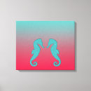 Buscar mar turquesa lienzos Caballito de mar