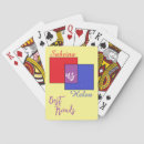 Buscar amistad barajas de cartas Azul