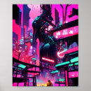Buscar cibernético posters Futuro