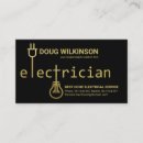 Buscar electro tarjetas de visita Electricista