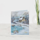 Buscar paisaje inglés tarjetas Nieve