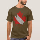 Buscar hoja de arce canadiense camisetas Vacaciones