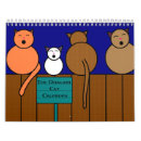 Buscar gato calendarios Dibujo animado