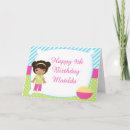 Buscar fiesta de pijama tarjetas Chica