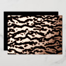 Buscar estampado leopardo tarjetas Negro y dorado