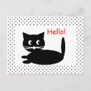 Buscar gato negro lindo postales Cualquier niño