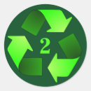 Buscar reciclado pegatinas Verde