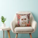 Buscar gato persa cojines Flores