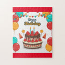 Buscar feliz cumpleaños puzzles Pastel