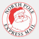 Buscar north pole pegatinas Santa