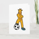 Buscar balón de fútbol tarjetas Niños