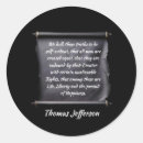 Buscar thomas jefferson pegatinas Declaración de independencia