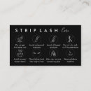 Buscar false lashes tarjetas de visita Belleza