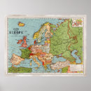 Buscar mapa antiguo de europa posters Geografía