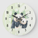 Buscar oso panda gigante de relojes de pared Fauna