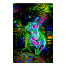 Buscar animal híbrido posters Conejo trippy