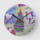 Buscar estacional relojes de pared Festivo