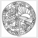 Buscar para colorear pegatinas Página de color