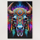 Buscar bisontes puzzles Vintage