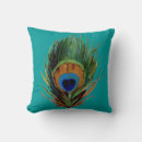Buscar peacock cojines Turquesa