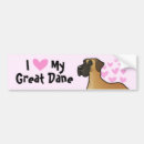 Buscar perro great dane pegatinas parachoque Amante del perro