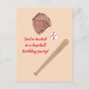 Buscar guante de béisbol invitaciones Fiesta