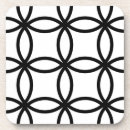 Buscar trendy posavasos Blanco y negro